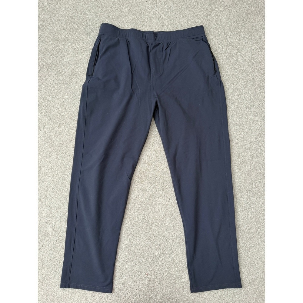 Public Rec Athleisure Pant Size 40/32 Navy Blue Zipper Pockets‎ Golf